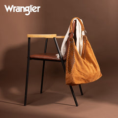 Wrangler Floral Tooled Hobo Bag with Pouch
