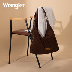Wrangler Floral Tooled Hobo Bag with Pouch