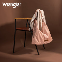 Wrangler Floral Tooled Hobo Bag with Pouch
