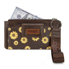 Wrangler Sunflower Print Card Wallet