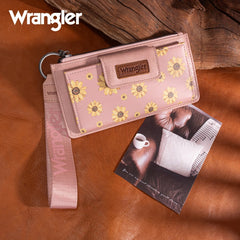 Wrangler Sunflower Print Card Wallet