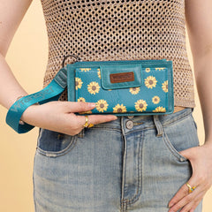 Wrangler Sunflower Print Card Wallet