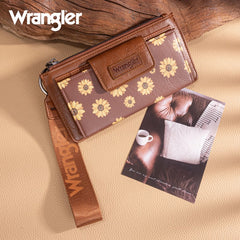 Wrangler Sunflower Print Card Wallet