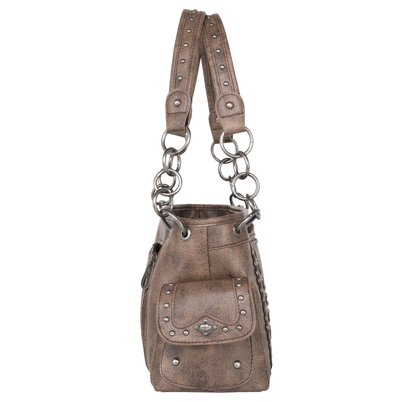 Montana West Whipstitch Collection Concealed Carry Satchel - Cowgirl Wear
