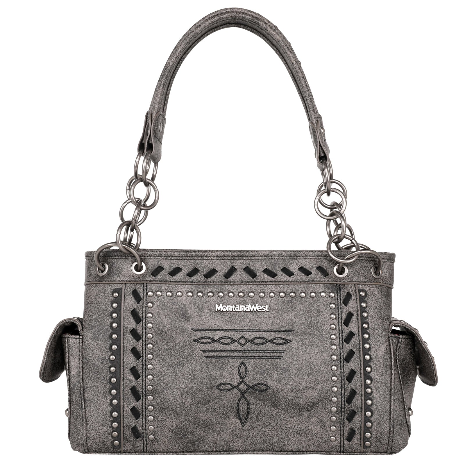 Montana West Whipstitch Collection Concealed Carry Satchel - Cowgirl Wear
