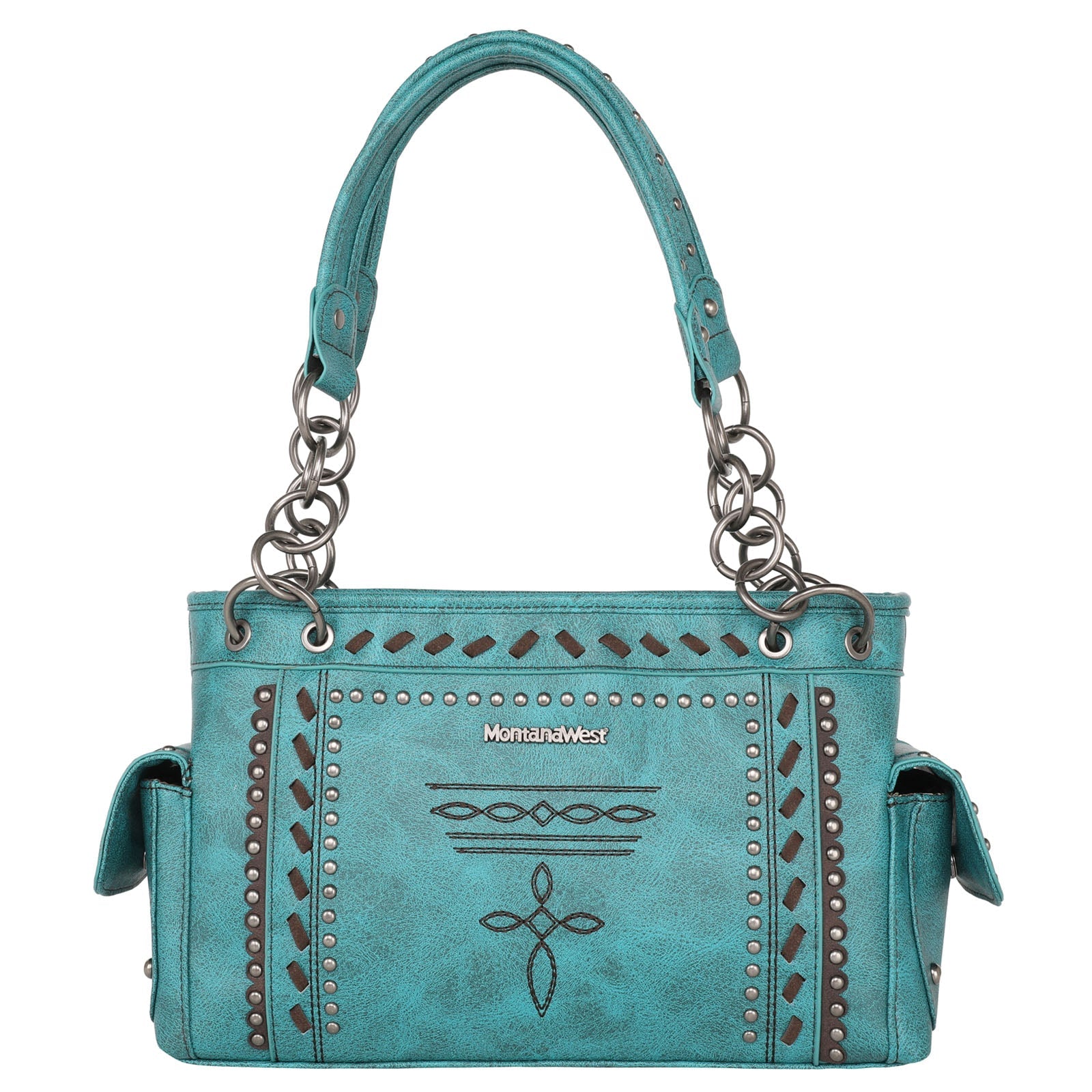 Montana West Whipstitch Collection Concealed Carry Satchel - Cowgirl Wear