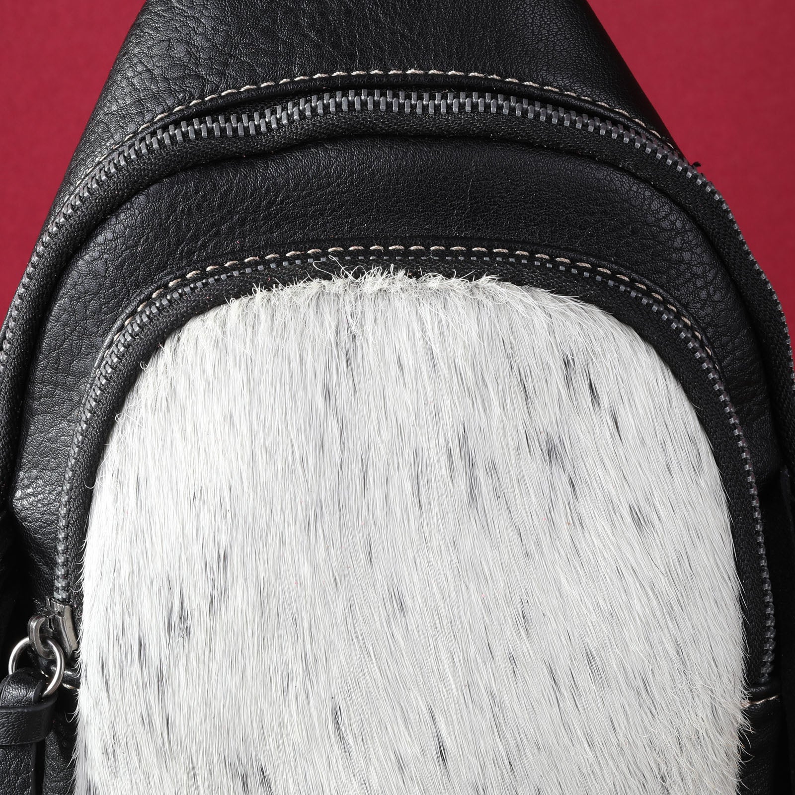 Montana West Genuine Hair-On Cowhide Fringe Crossbody/Sling/Chest Bag - Cowgirl Wear