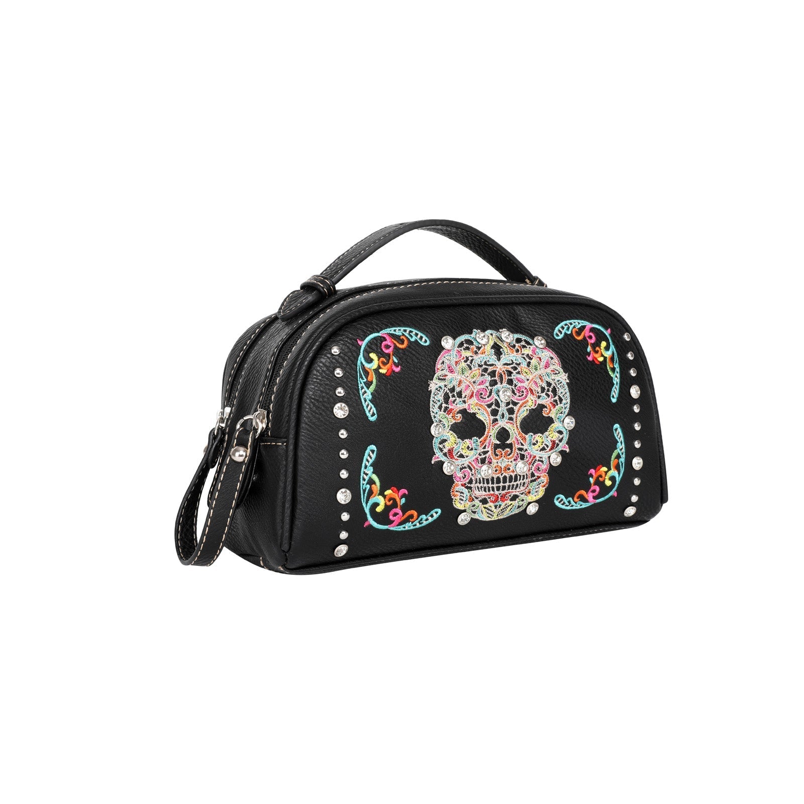 Montana West Sugar Skull Multi Purpose/Travel Pouch - Cowgirl Wear