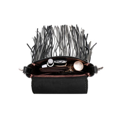 Montana West Genuine Leather Hair-On Collection Fringe Crossbody - Cowgirl Wear