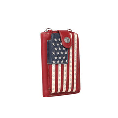 Montana West Western American Pride Phone Case Crossbody Wallet - Cowgirl Wear