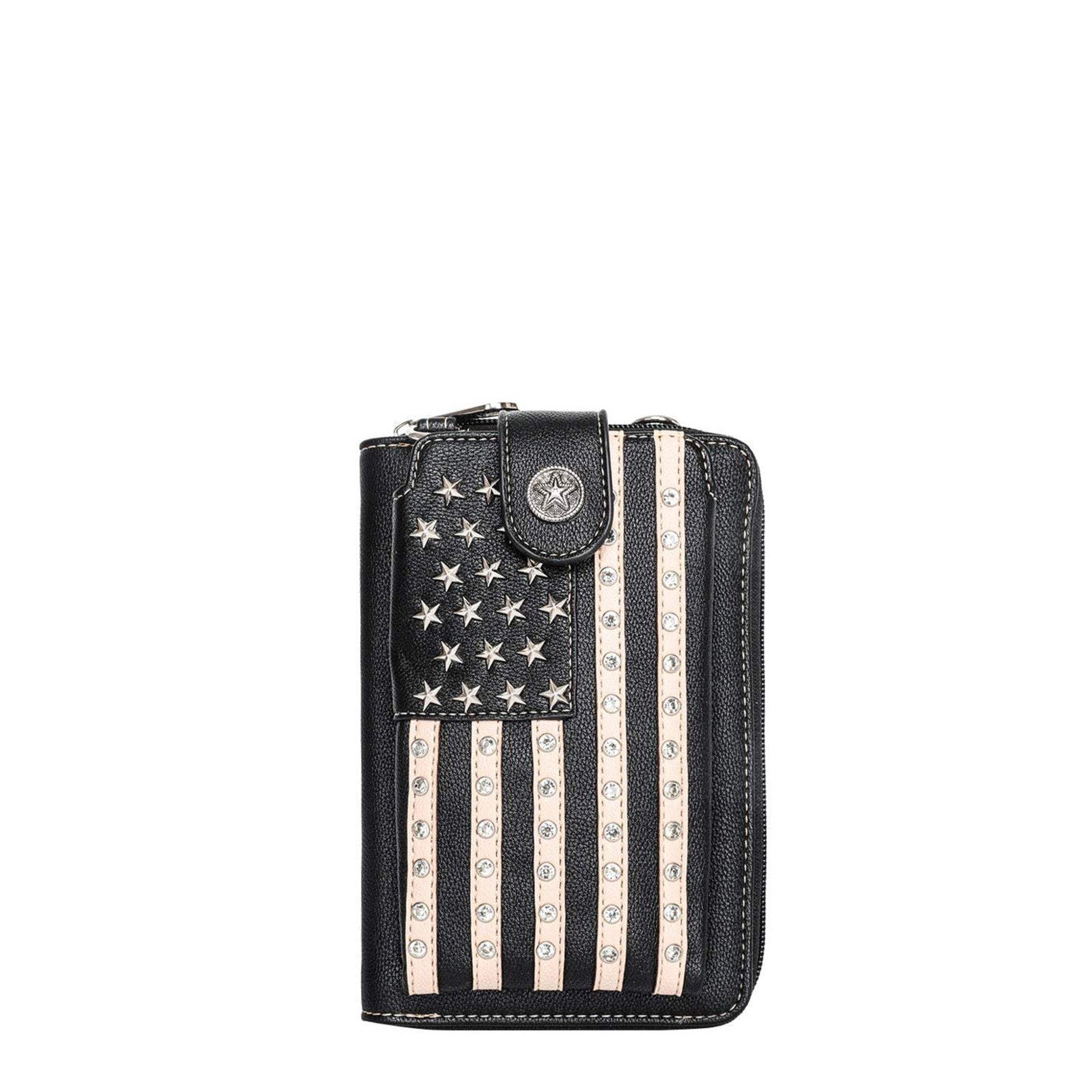 Montana West Western American Pride Phone Case Crossbody Wallet - Cowgirl Wear