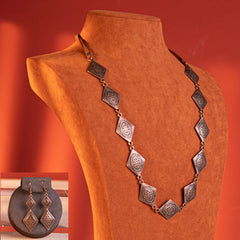 Wrangler Jewelry Sets Bohemian Pendant Necklace Earrings Set - Cowgirl Wear