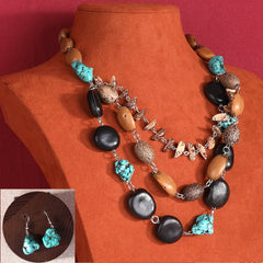 Wrangler Jewelry Sets Bohemian Pendant Necklace Earrings Set - Cowgirl Wear